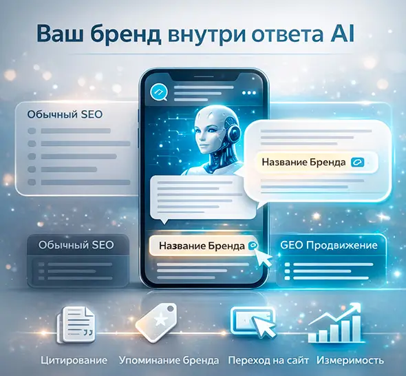 Продвижение в ответах ai платформ