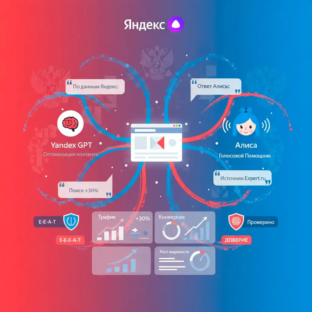 GEO-продвижение сайта в Яндекс GPT и Алисе